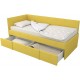 Кровать угловая Mono (жёлтая)