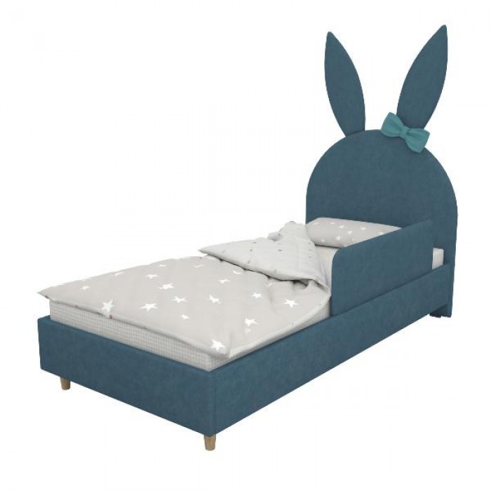 Мягкая кровать Зайка Blue