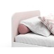 Кровать Хедвиг розовая 200*90 см.