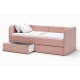 Кровать односпальная Donny Розовый 160х70 см.