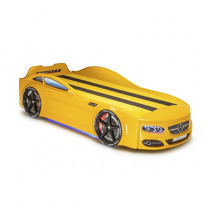Кровать-машина Berton Mercedes (цвет желтый)