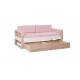 Диван-кровать Level Розовый кварц