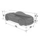 Кровать-машинка объемная (3d) EVO "БМВ" розовый металлик