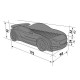 Кровать-машинка объемная (3d) EVO "Тесла" графит