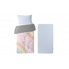 Комплект постельного белья поплин Mia unicorn